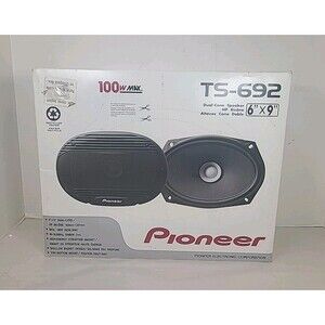 Pioneer TS-692 Speaker New Dual Cone Speaker 6” x 9” 100W Max - Car Speakers
